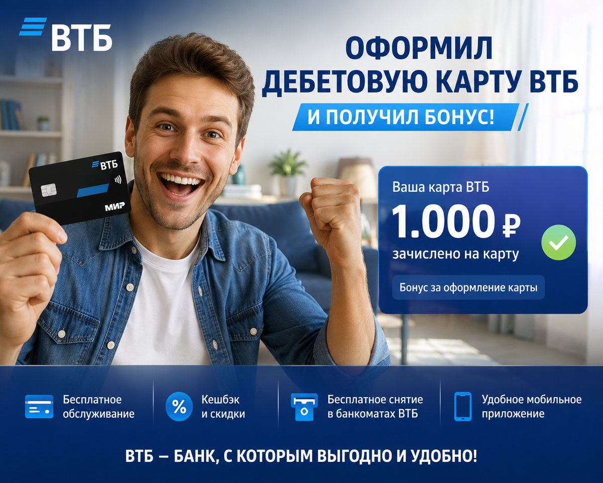 1000 уже на карту