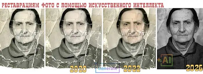 Нейросеть для реставрации старых фото