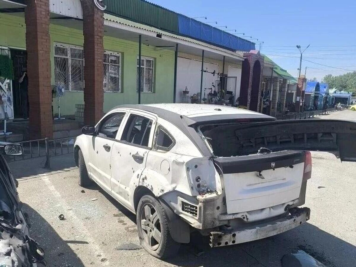    Последствия атаки ВСУ по центральному рынку в Сватово | © Фото : пресс-служба главы ЛНР
