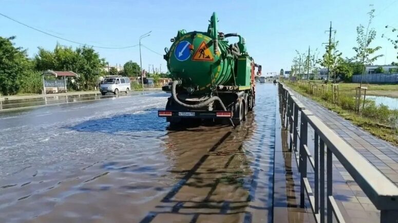 Полуторамесячная норма осадков выпала в Краснодаре