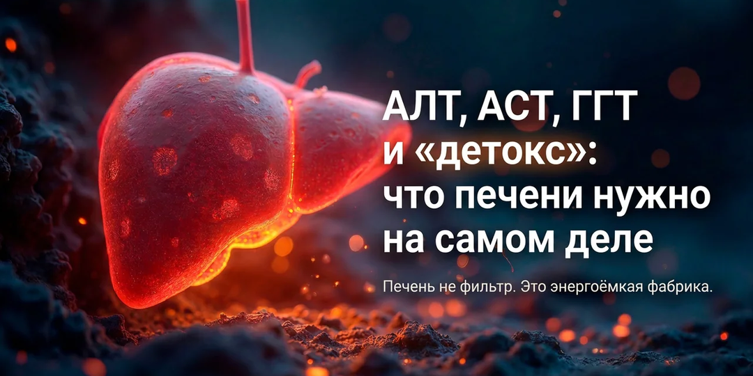 АЛТ, АСТ, ГГТ и «детокс»: что печени нужно на самом деле