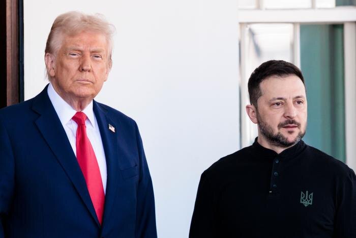Дональд Трамп и Владимир Зеленский. Обложка © Shutterstock / FOTODOM / Joshua Sukoff