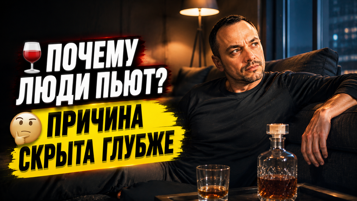 🍷 Почему люди пьют алкоголь? Ответ оказался гораздо глубже, чем кажется