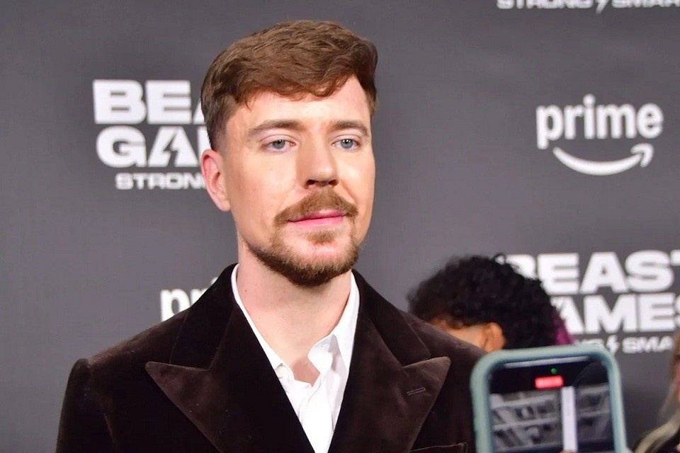    Блогер Джеймс Дональдсон, более известный как MrBeast Фото: Alberto Sibaja/Keystone Press Agency/Global Look Press
