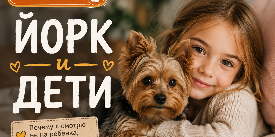 Йорк и дети. Стоит ли брать собаку в семью с детьми?