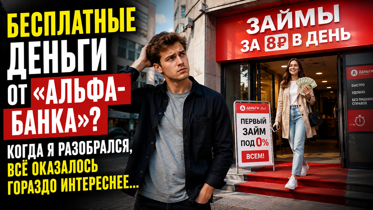 Сначала я не поверил: зачем «Альфа-Банк» начал раздавать кредиты под 0%?