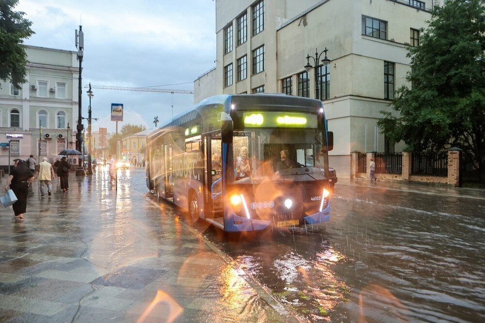    На Москву обрушился сильнейший ливень. Агентство городских новостей МОСКВА