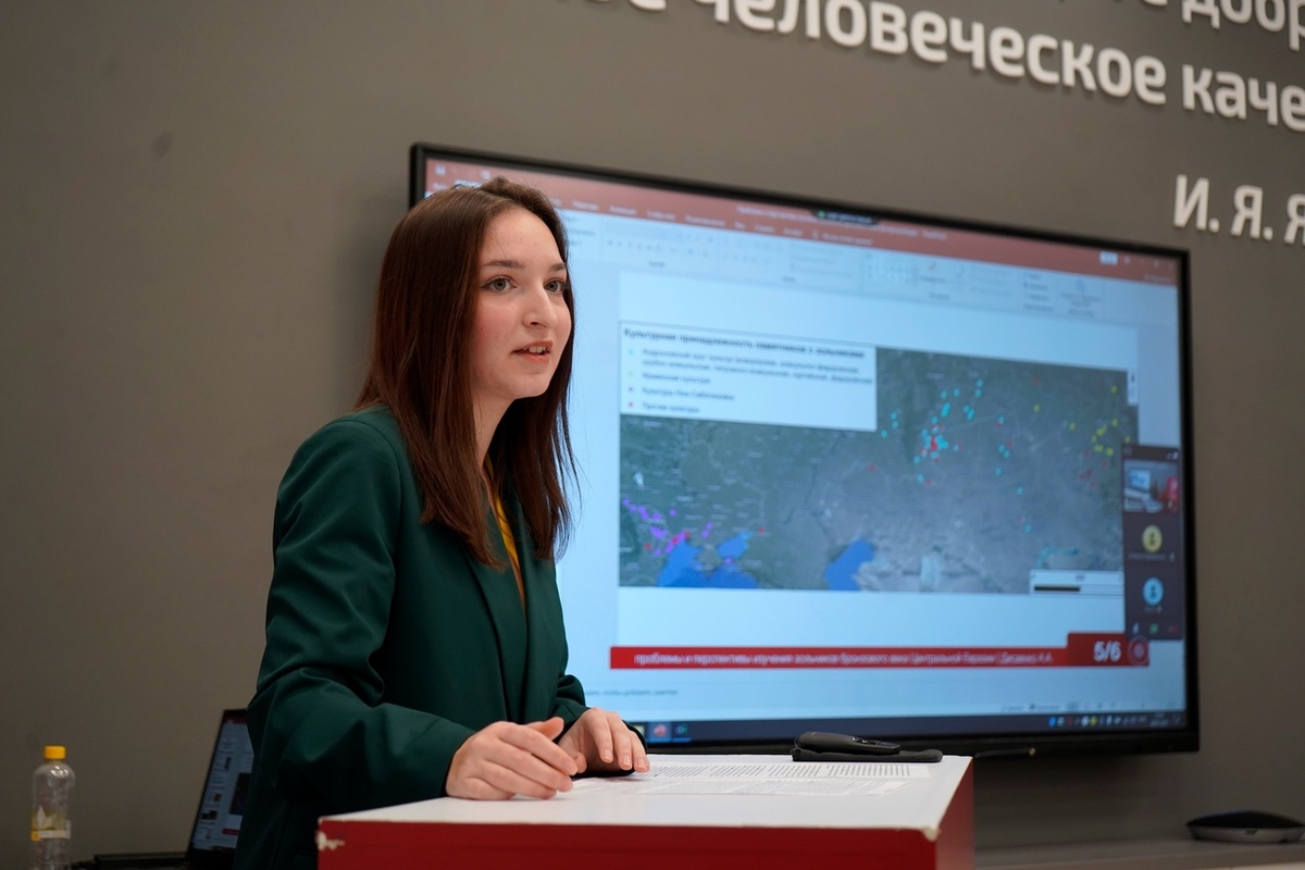 Студентка историко-филологического факультета ЧелГУ Анна Егорова. Фото: медиацентр ЧГПУ