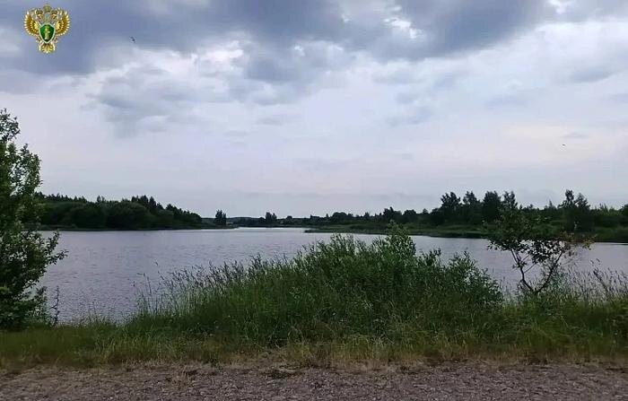 Озеро Восьмёрка, где утонули девочки. Обложка © Прокуратура Тульской области