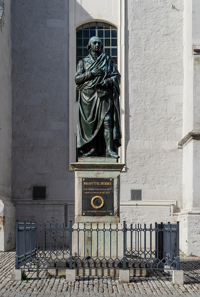 Памятник Иоганну Готфриду Гердеру в Веймаре (1850)