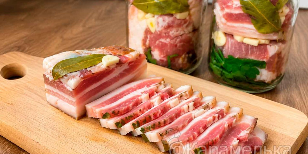 Сало в рассоле со вкусом шашлыка: "пятиминутка", которая зреет 5 дней