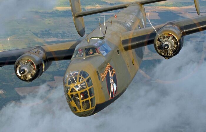 B-24 Liberator мог действовать в разных климатических зонах. Фото: vintageaviationnews.com