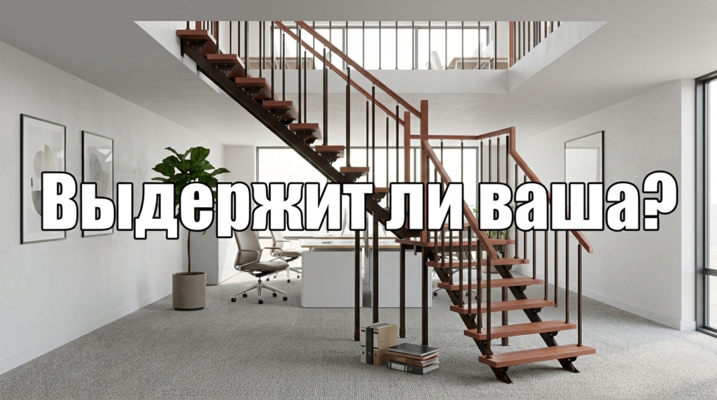    Данное изображение иллюстрирует требования к проходимости лестницы и испытания в офисе или кафе. OK.Levin
