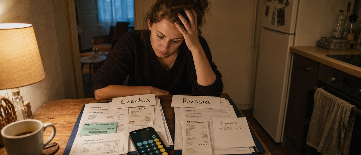 самый честный спор между Чехией и Россией начинается не с политики, а с двух чеков, двух зарплат и одной аренды