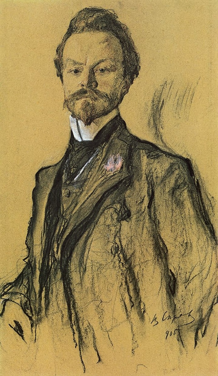 Валентин Серов. Портрет Константина Бальмонта. 1905. Public domain / Wikimedia Commons