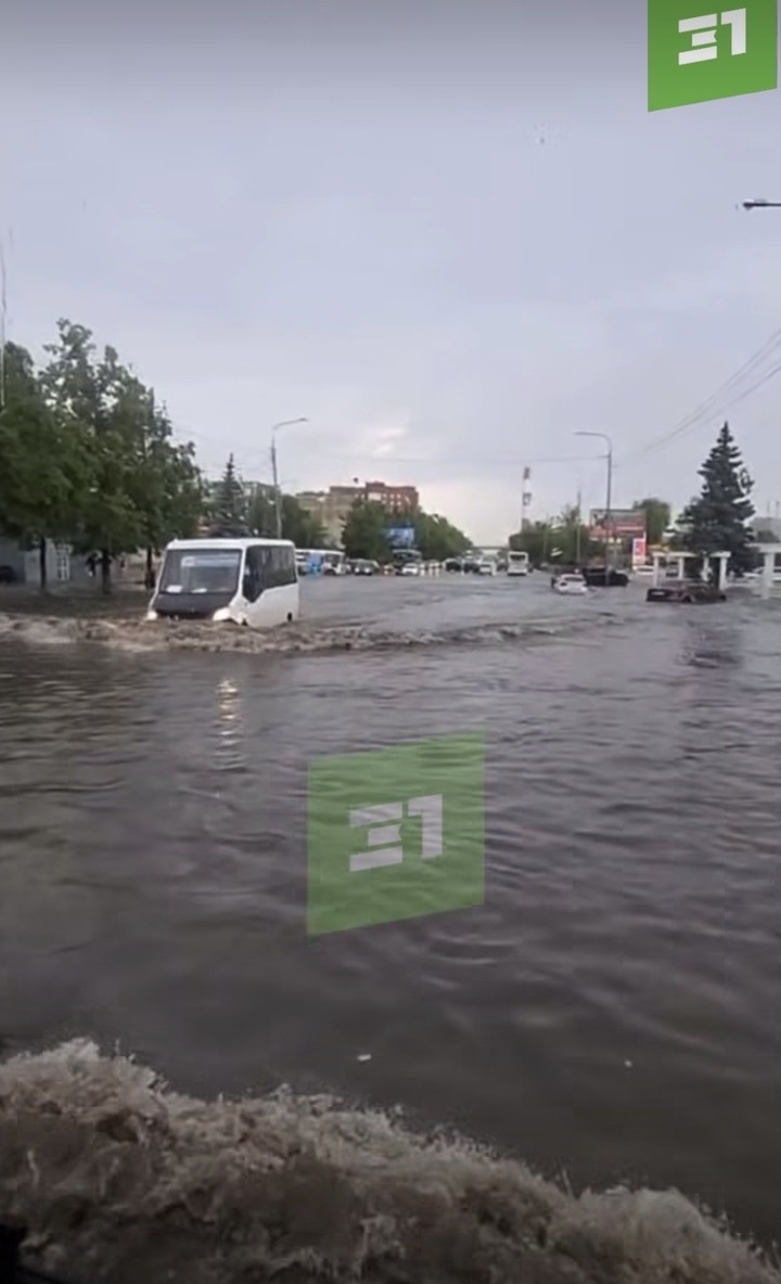    Улица Молодогвардейцев. Скриншот с видео 31TV.RU