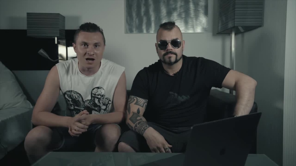 Лидеры групп RADIO TAPOK (Олег Абрамов) и Sabaton (Йоаким Броден)