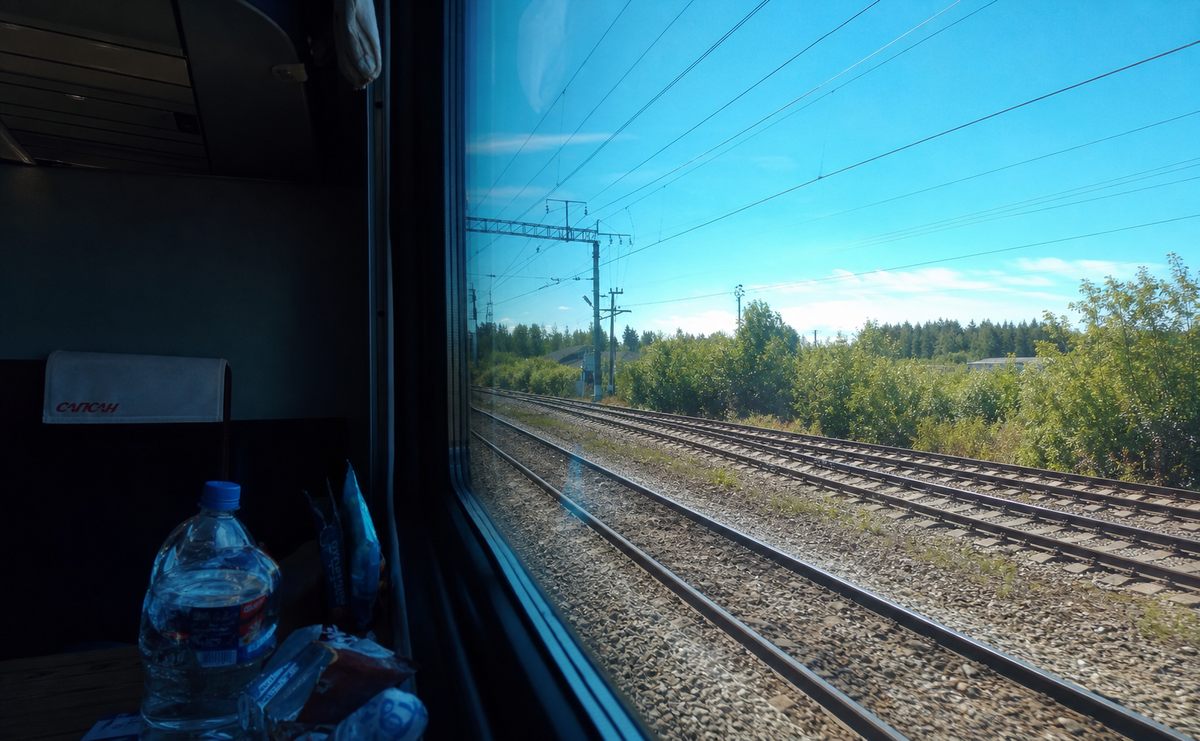 Поезд в Мурманск из Петербурга идет чуть больше суток #Мурманск #путешествия