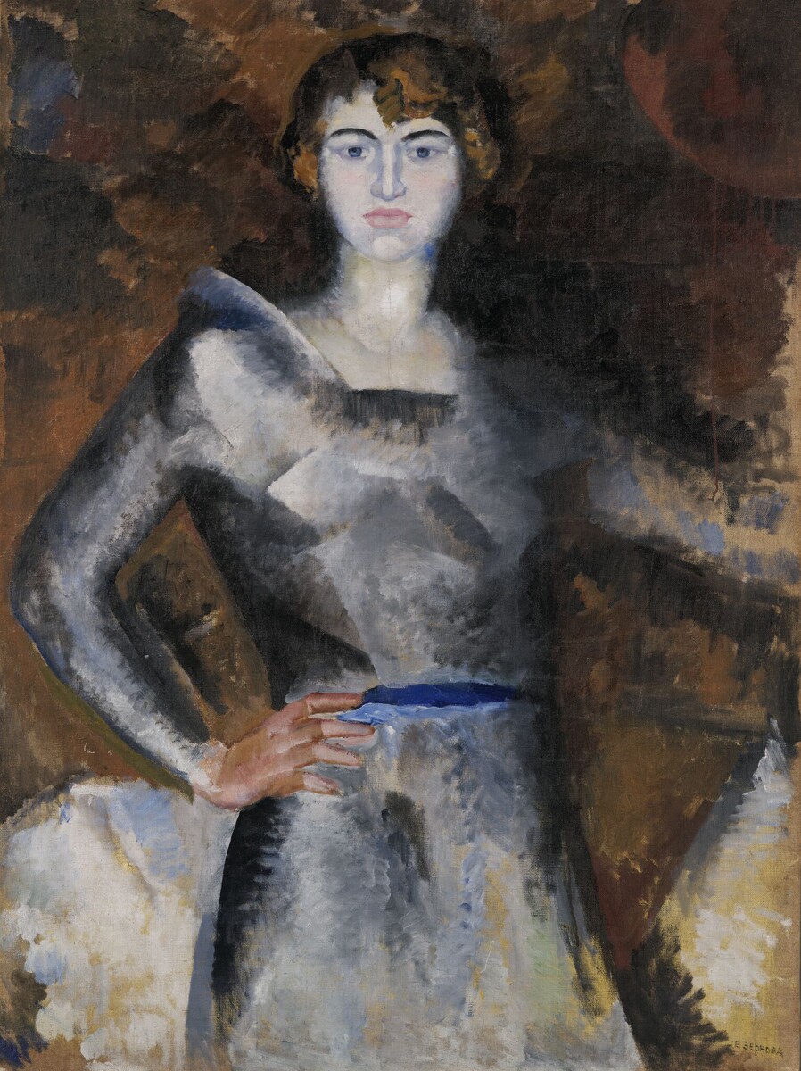 Екатерина Зернова. Автопортрет. 1924. Холст, масло.