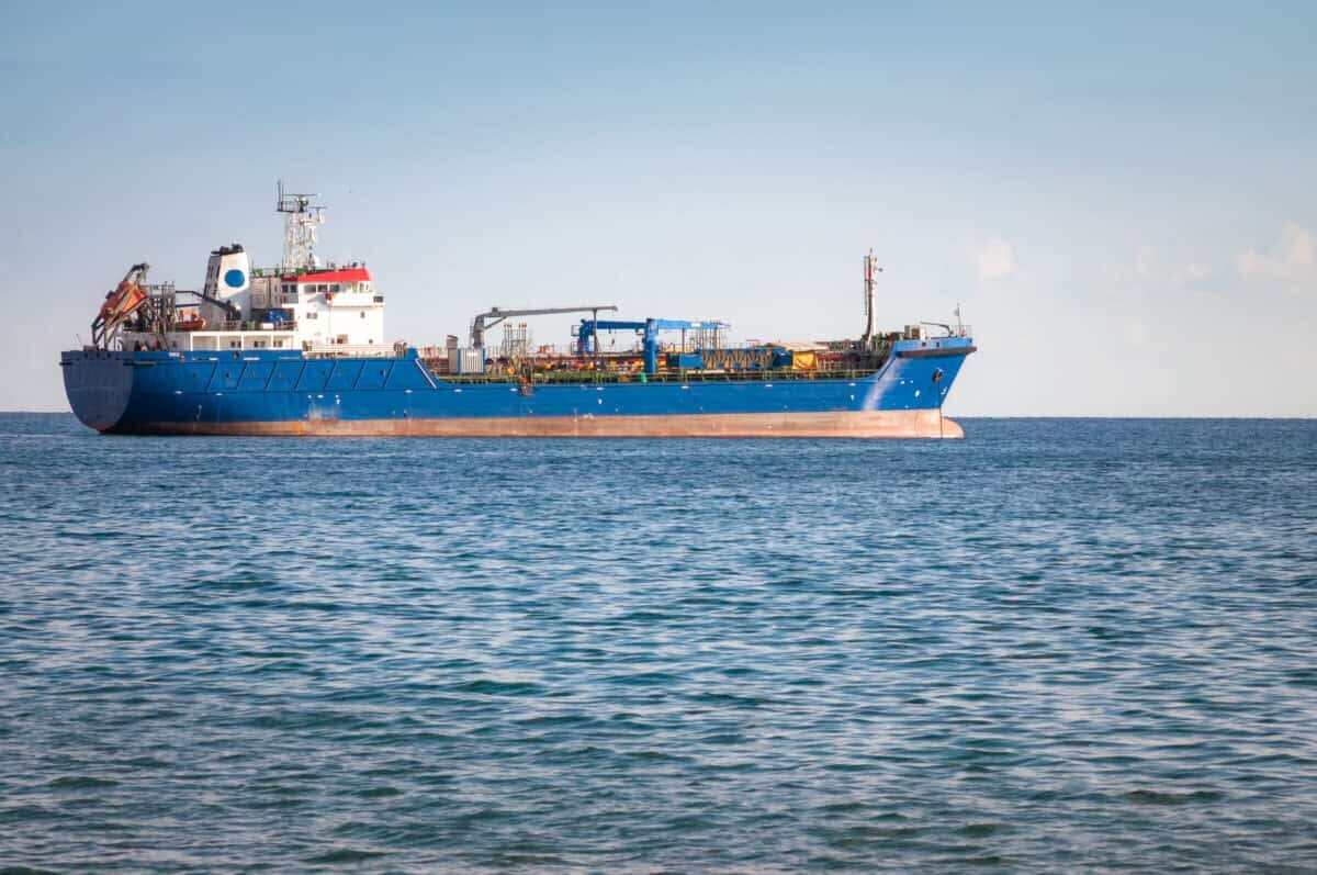    Unknown Industrial ship. Mediterranean sea. Фелор Круглов