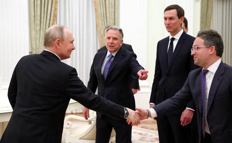    Путин и Трамп согласовали визит Уиткоффа и Кушнера в Москву для переговоров REUTERS