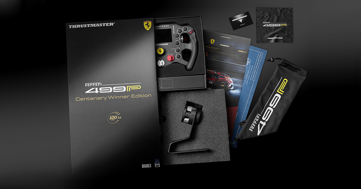 Thrustmaster Ferrari 499P Centenary Winner Edition!