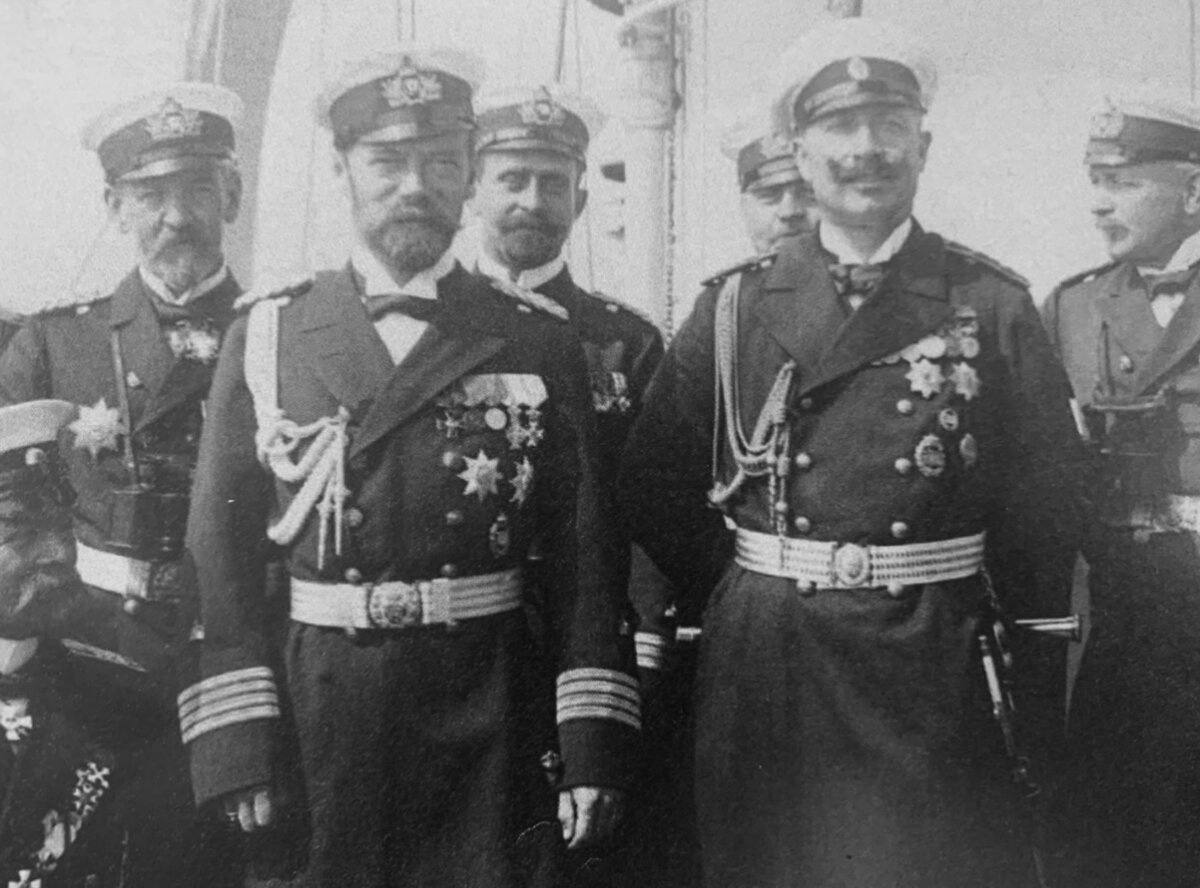    Николай Второй и Вильгельм Второй