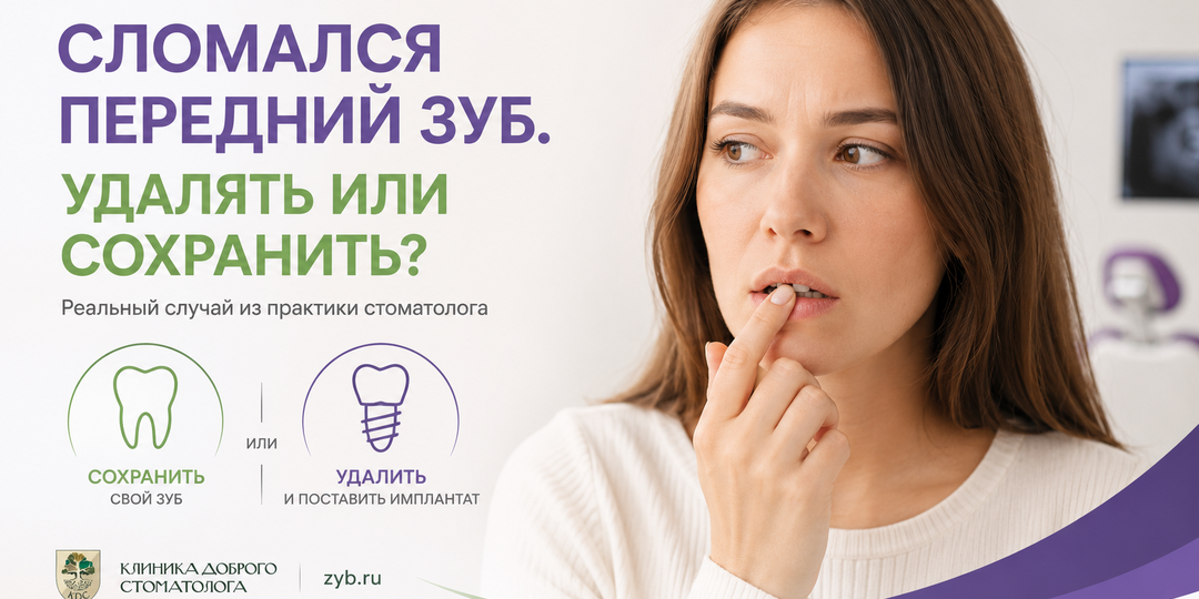 Сломался передний зуб: удалять или можно сохранить?