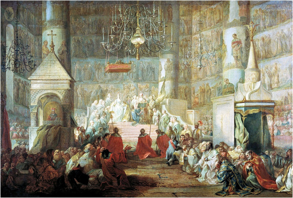 Коронование Екатерины II 22 сентября 1762 года Источник: myhistorypark.ru