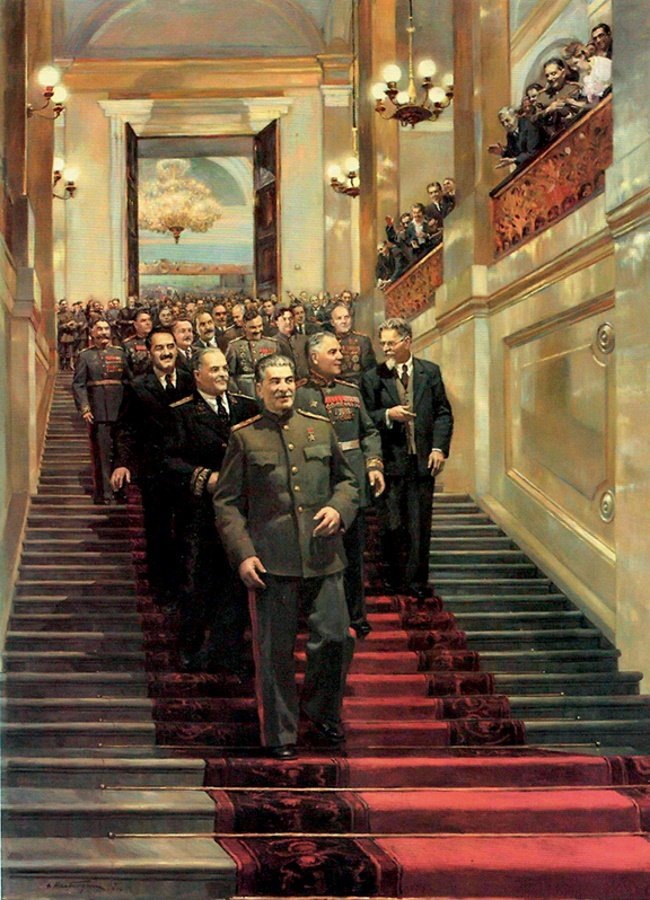 Д.А. Налбандян. Торжественный прием в Кремле 24 мая 1945 года. 1947. Источник