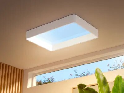    Потолочный светильник Philips Skylight имитирует окно в небо