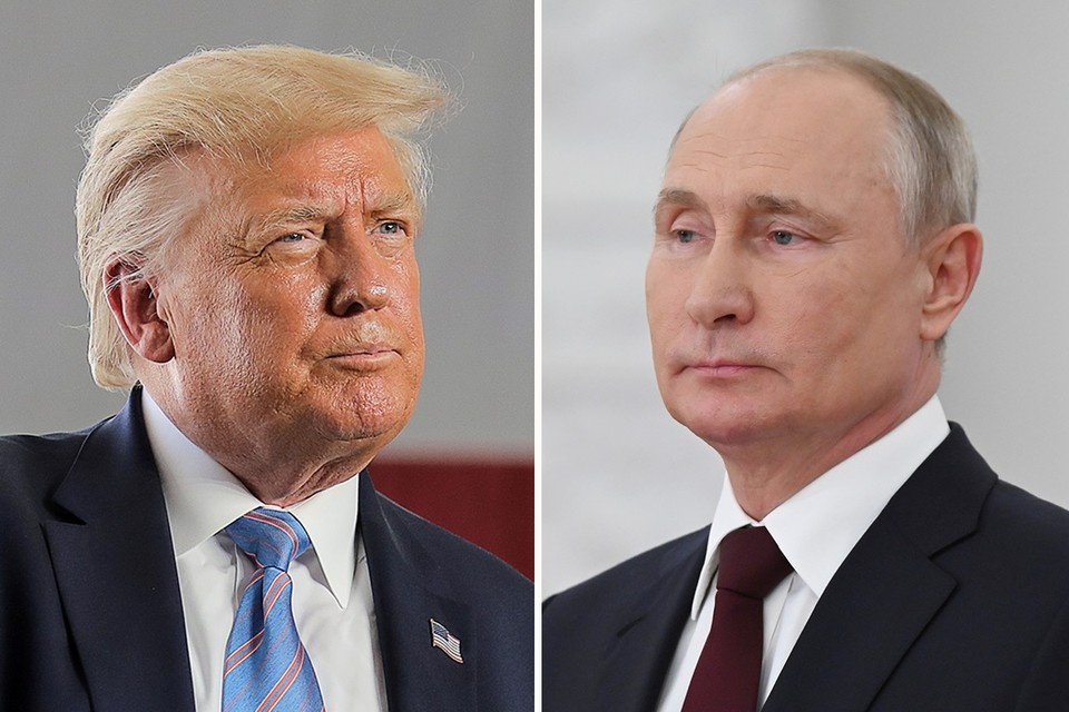    14 июня состоялся телефонный разговор Владимира Путина и Дональда Трампа. REUTERS