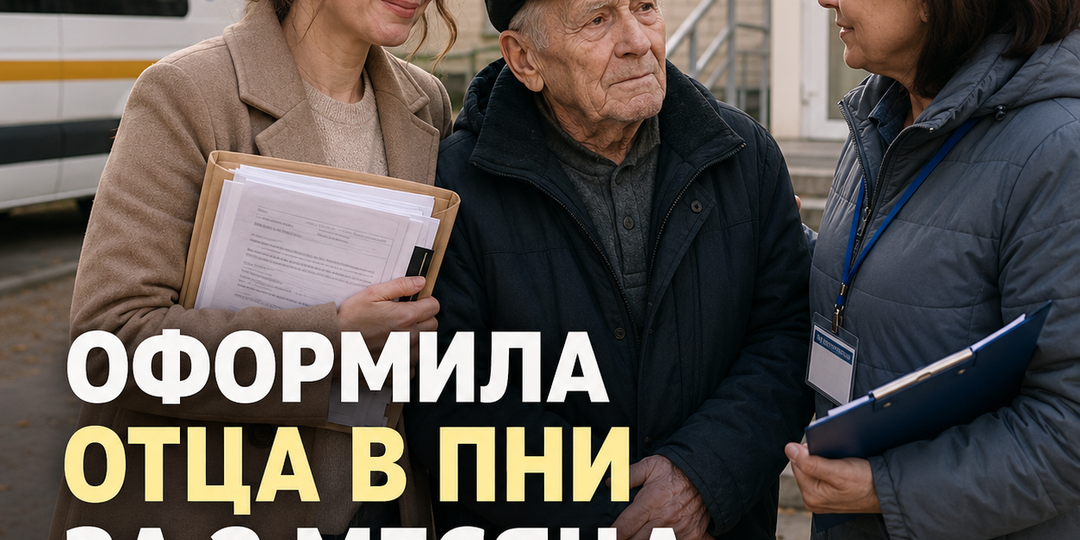 Я оформила отца в ПНИ за 3 месяца: что реально помогло и где были главные препятствия