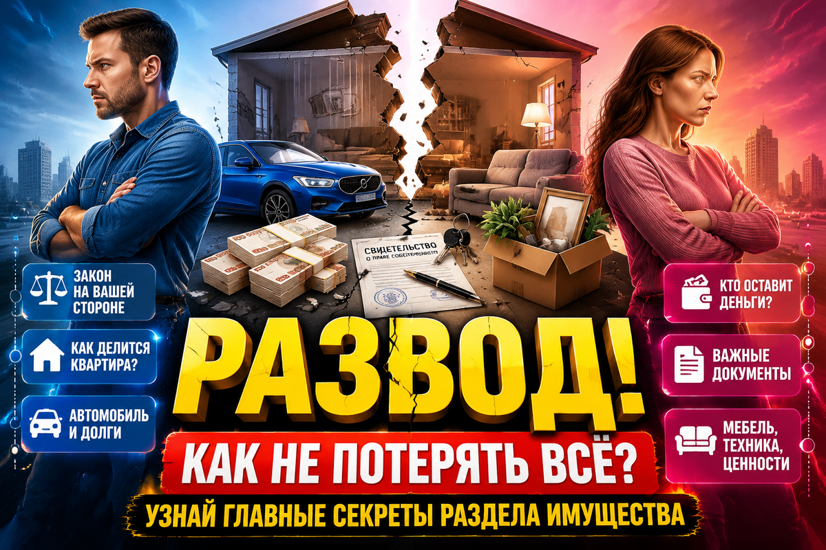 Знай свои права при разделе имущества — защити своё, не дай себя обмануть!