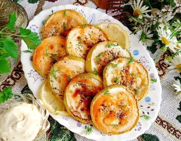 Запеченные кабачки по-простому