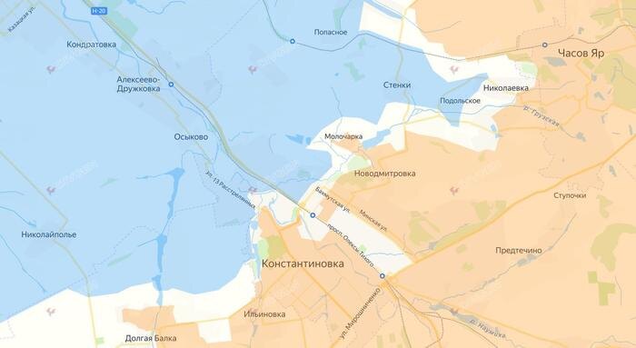 Карта СВО на 15 июня 2026 года. ВС РФ заканчивают освобождение Константиновки. Фото © divgen.ru