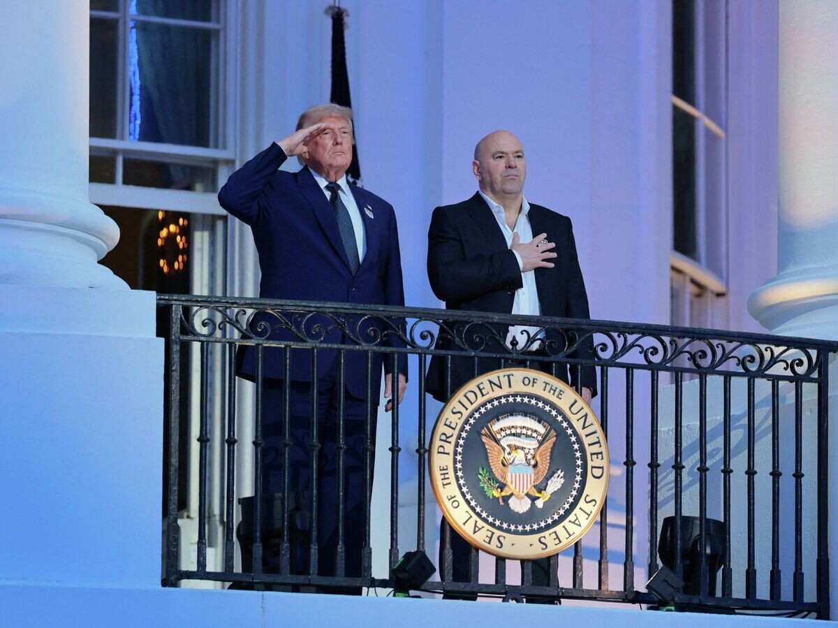    Дональд Трамп и Дэйна Уайт | © REUTERS / Jonathan Ernst