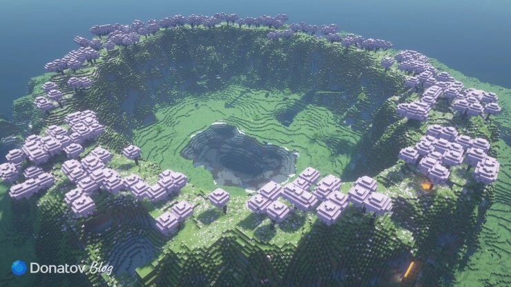    Красивый сид в Minecraft