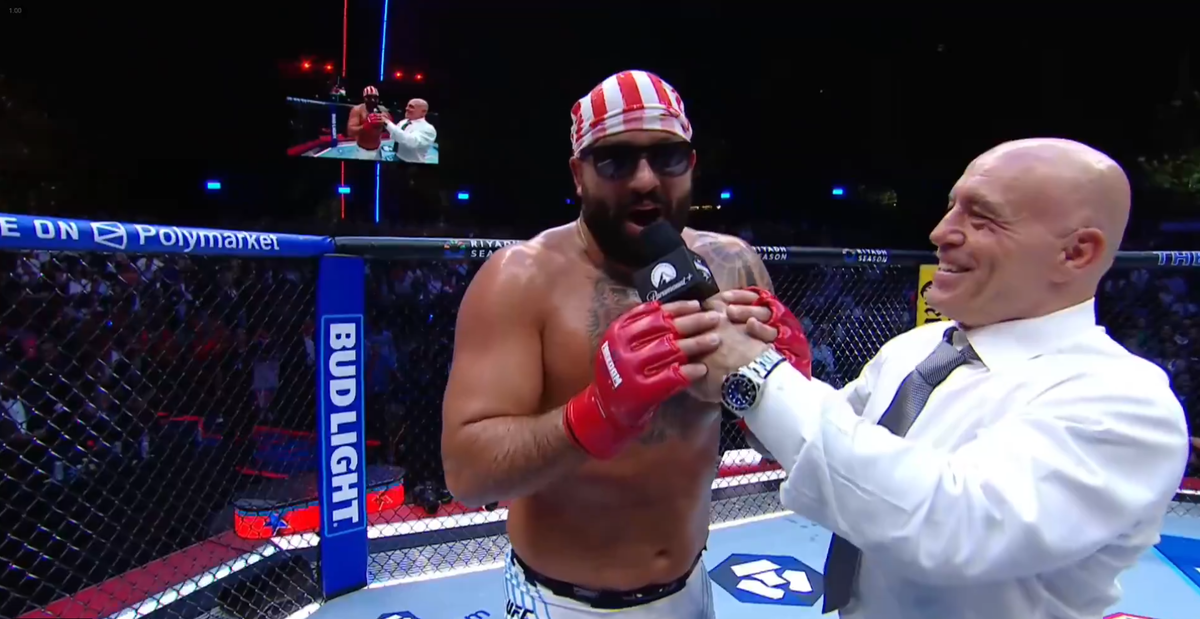 14.06.2026г. Джош Хокит, UFC Freedom 250 на лужайке у Белого дома в Вашингтоне