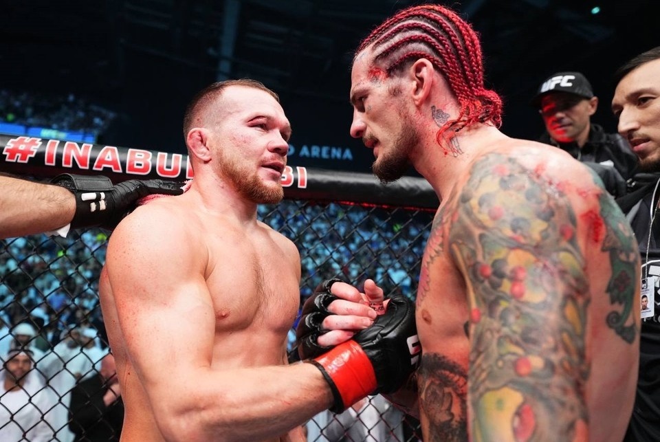    Пётр и Шон впервые встретились в Абу-Даби в 2022 году. Фото: UFC