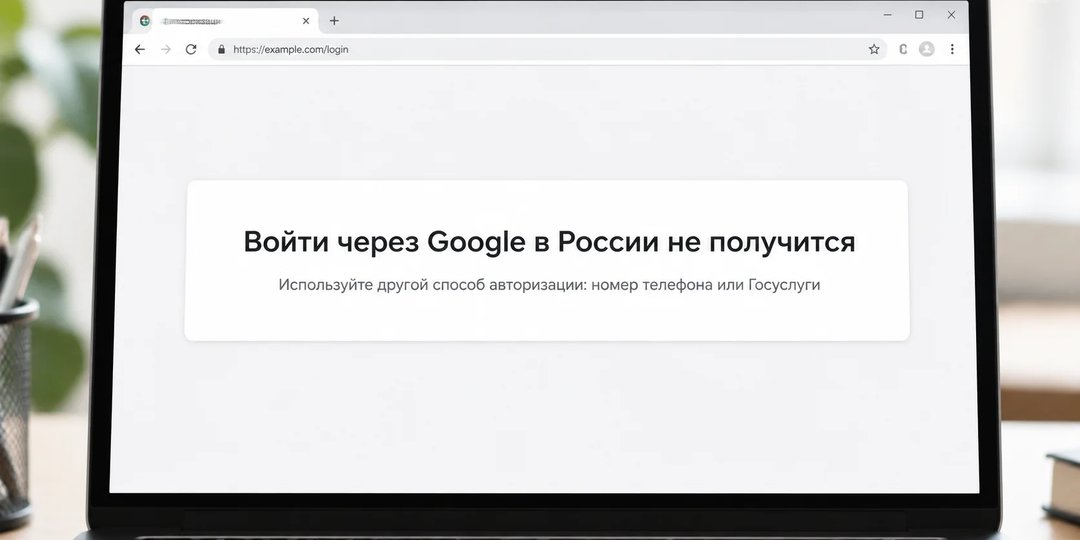Российские сайты начали блокировать вход через Google и Apple ID