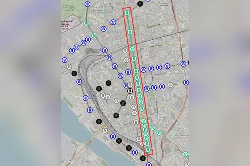    Система позволяет согласовать работу светофоров на перекрестках и пешеходных переходах. Фото: ГКУ НСО ЦОДД.