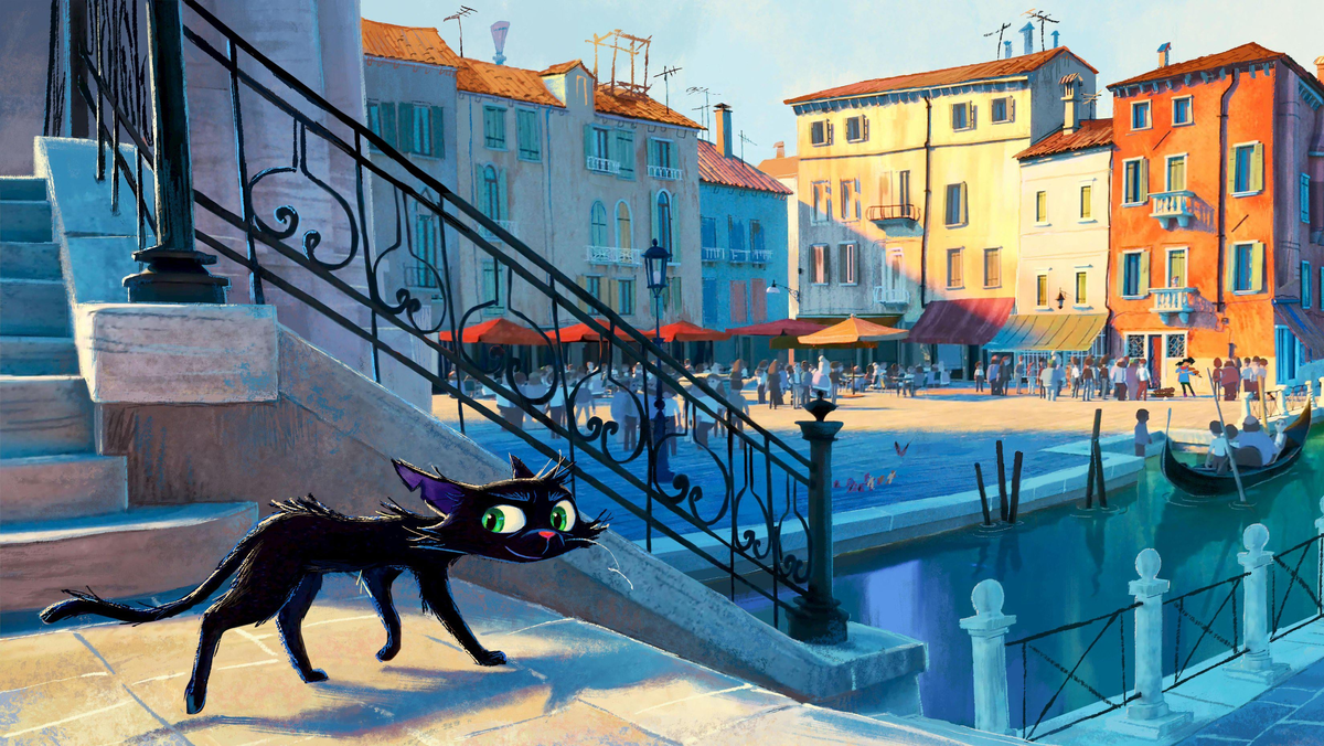 Коты-мафиози в Венеции: тизер Gatto — нового оригинального мультика Pixar