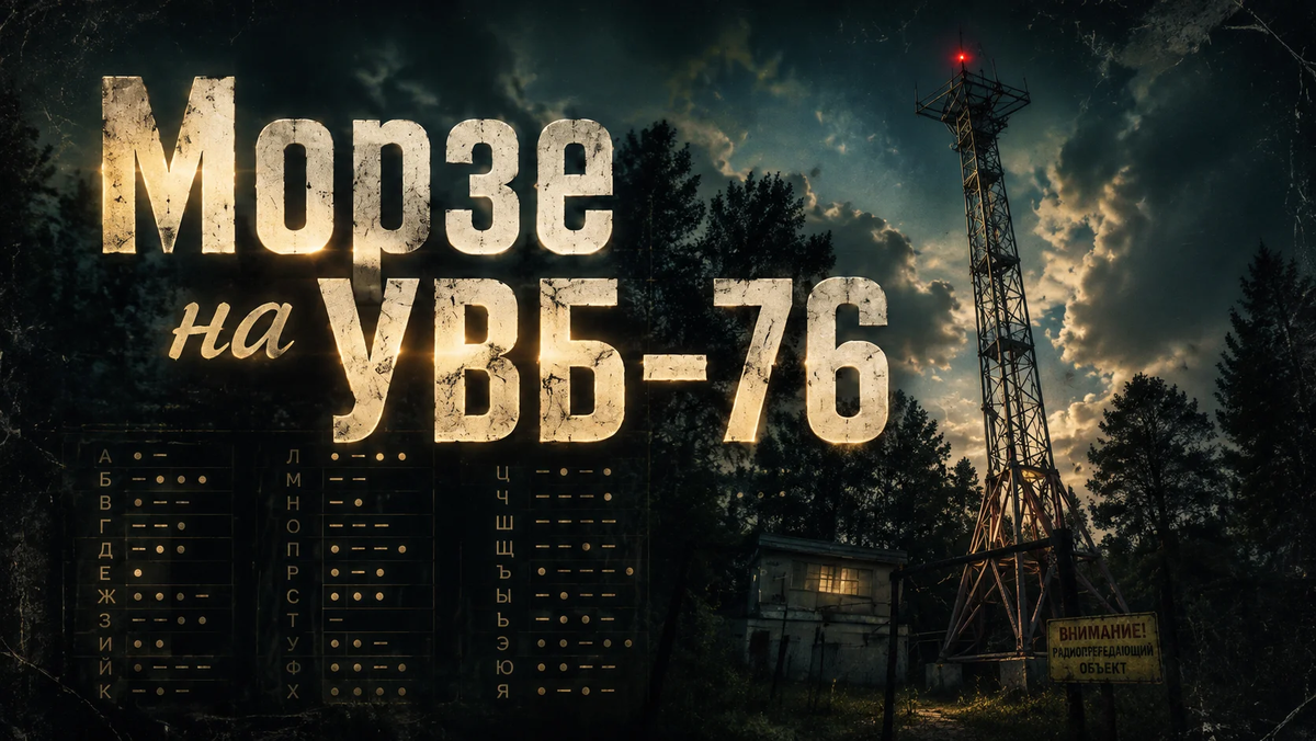 Радиостанция УВБ-76 передала сообщения с использованием Морзе