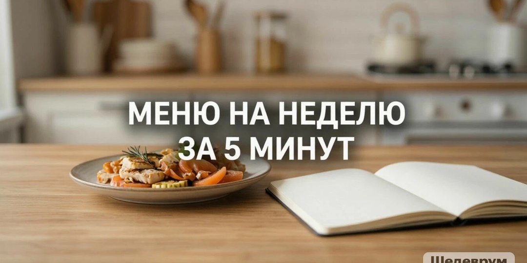 Как составить меню на неделю за 5 минут через нейросет