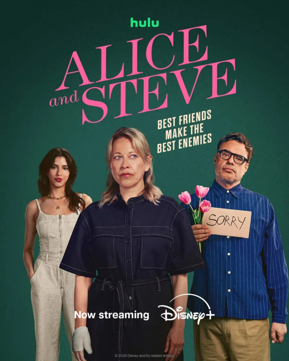 Постер к мини-сериалу "Элис и Стив / Alice and Steve" (источник: https://ru.kinorium.com/12165741/gallery/poster/?photo=57430218) 