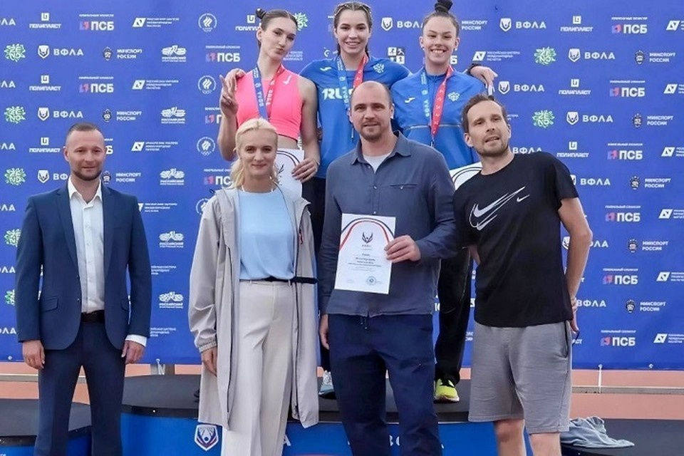    Спортсмены ДНР завоевали золото и серебро на Первенстве РФ по легкой атлетике. Фото: ТГ/Швец