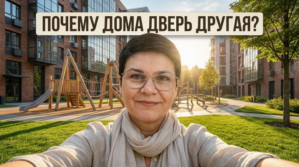    Почему двери дома выглядят иначе, чем в магазине rusdver