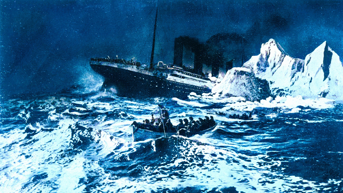 Крушение «Титаника» (1912). Он считался непотопляемым