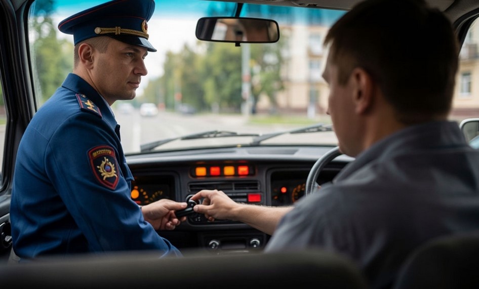 Почему водители глушат мотор при проверке документов